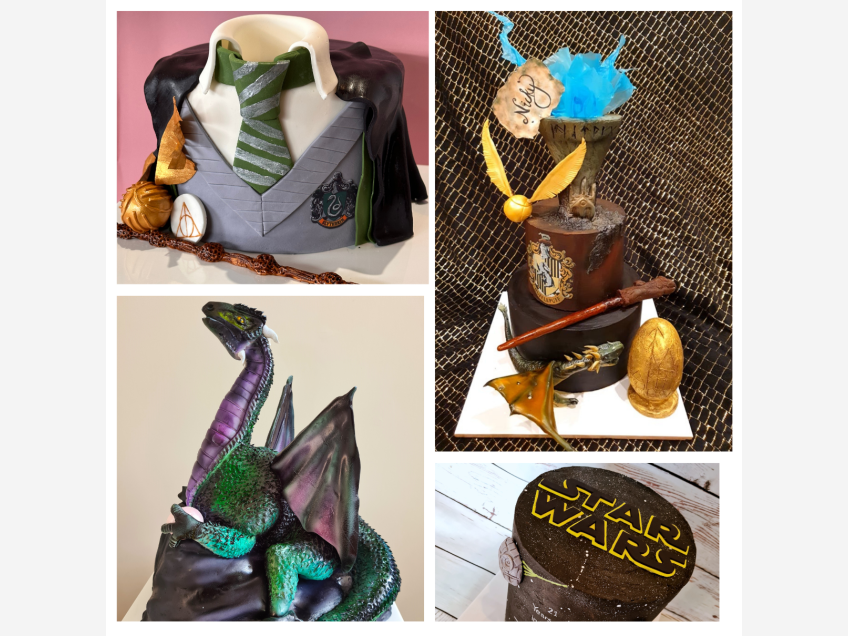 Celebration Cakes for All Occasions - Christchurch - Dragons, Harry Potter & Star Wars