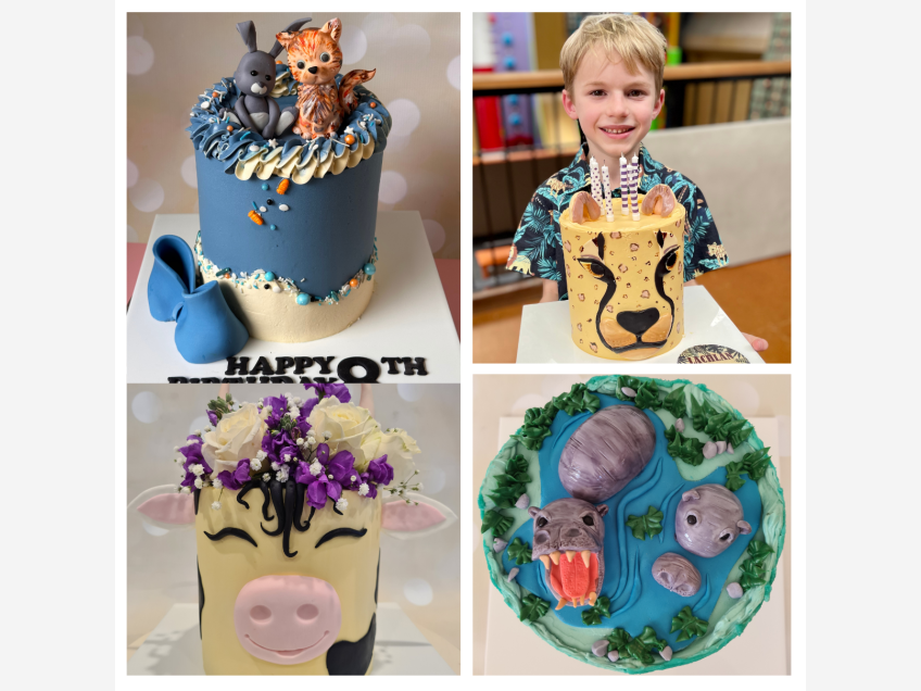 Celebration Cakes for All Occasions - Christchurch - Animal themed cakes